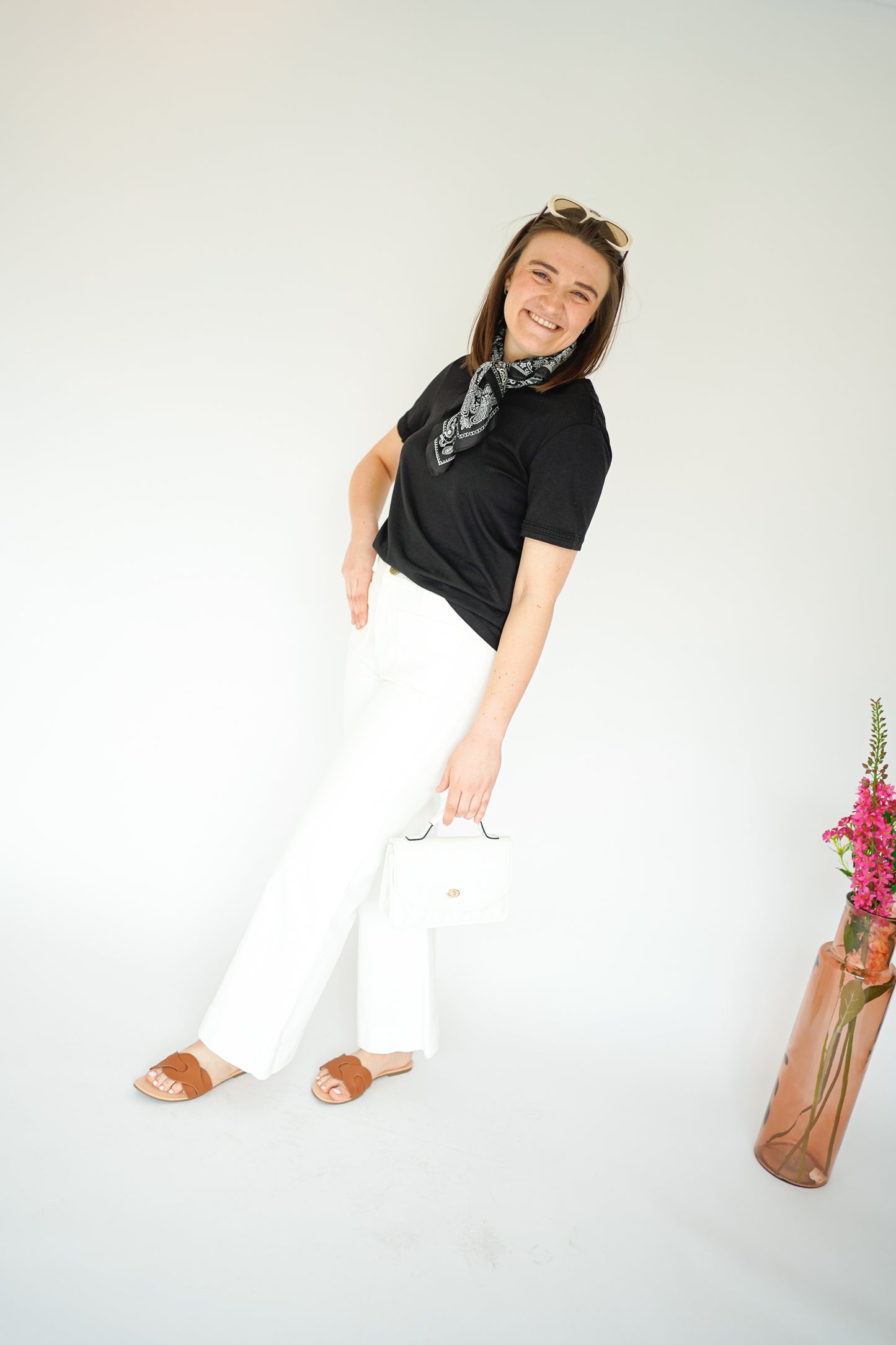 Only Sigrid o-neck Top Black