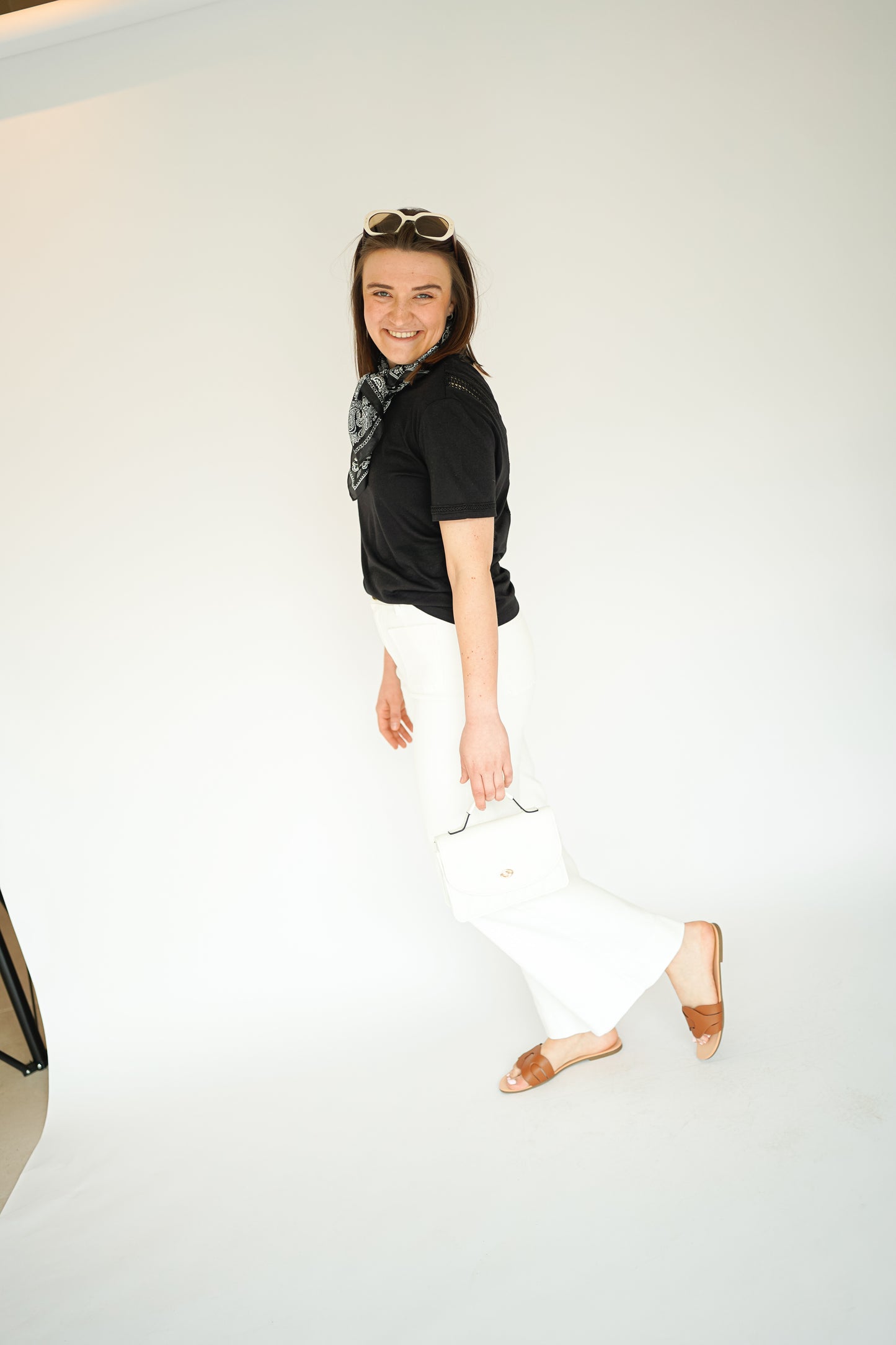Only Sigrid o-neck Top Black