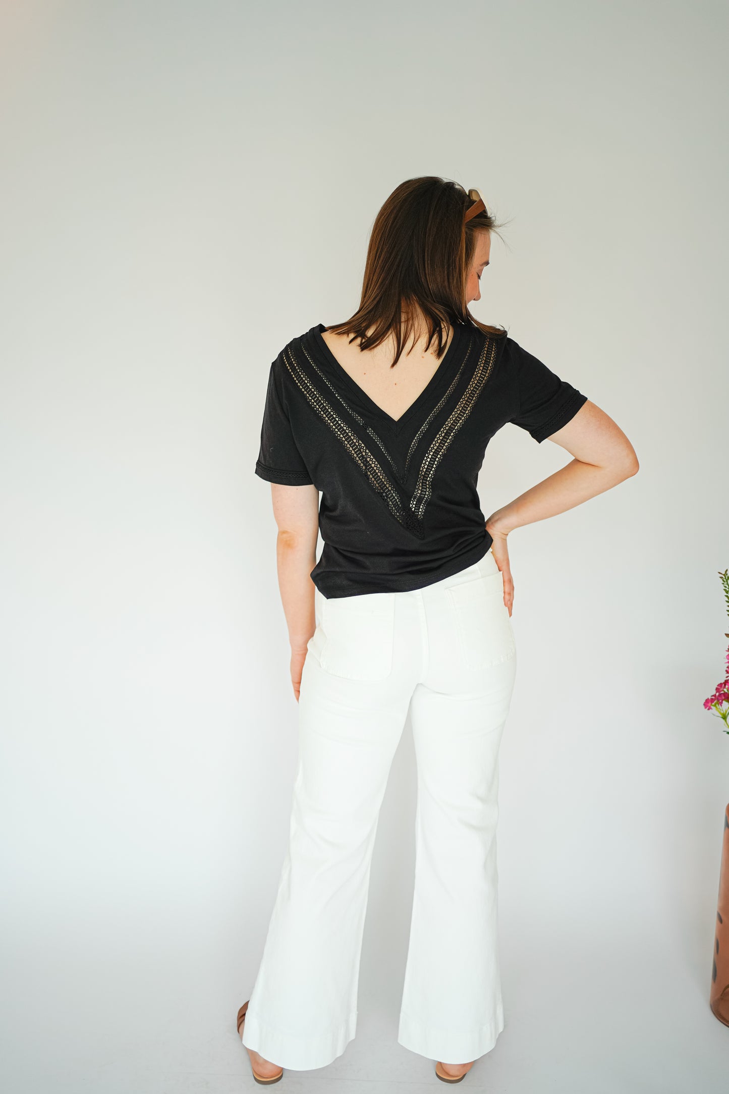 Only Sigrid o-neck Top Black