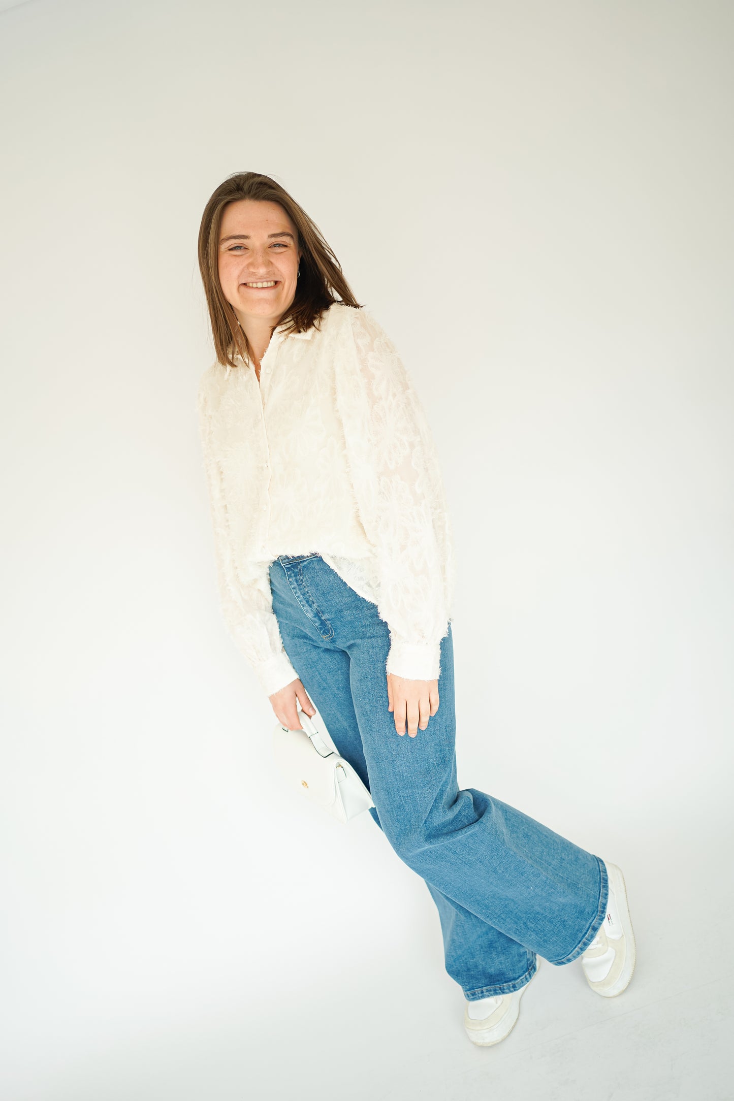 JDY Vanessa High Waisted Wide Leg Jeans