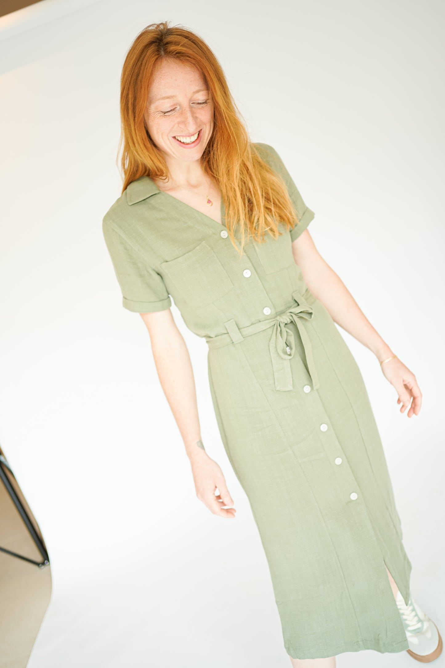 ONLY Siesta lin Shirtdress Kaki