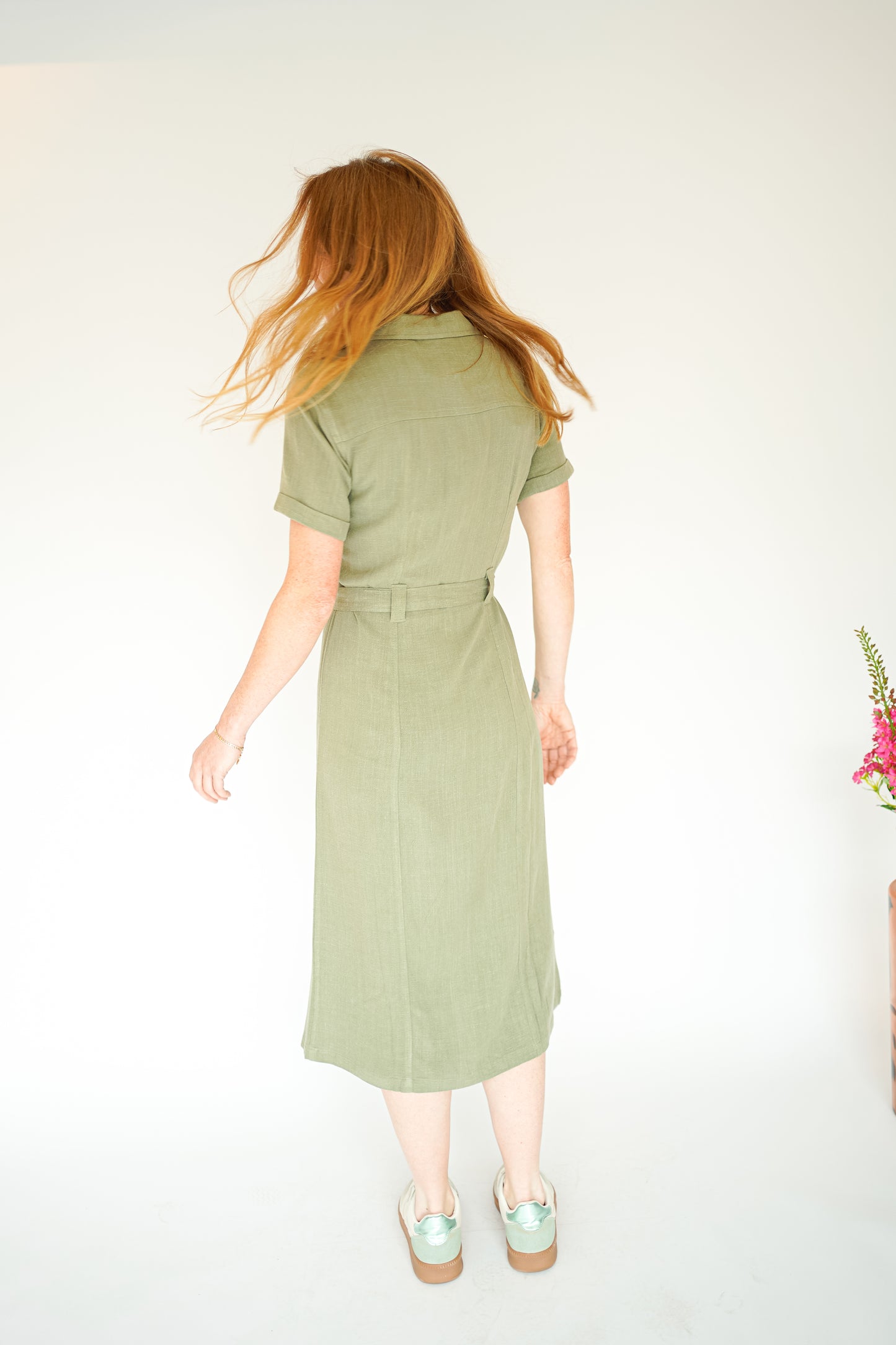 ONLY Siesta lin Shirtdress Kaki