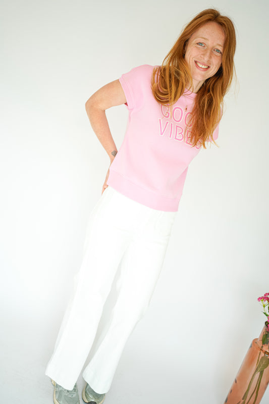 Only Juliette Sweater T-Shirt Pink
