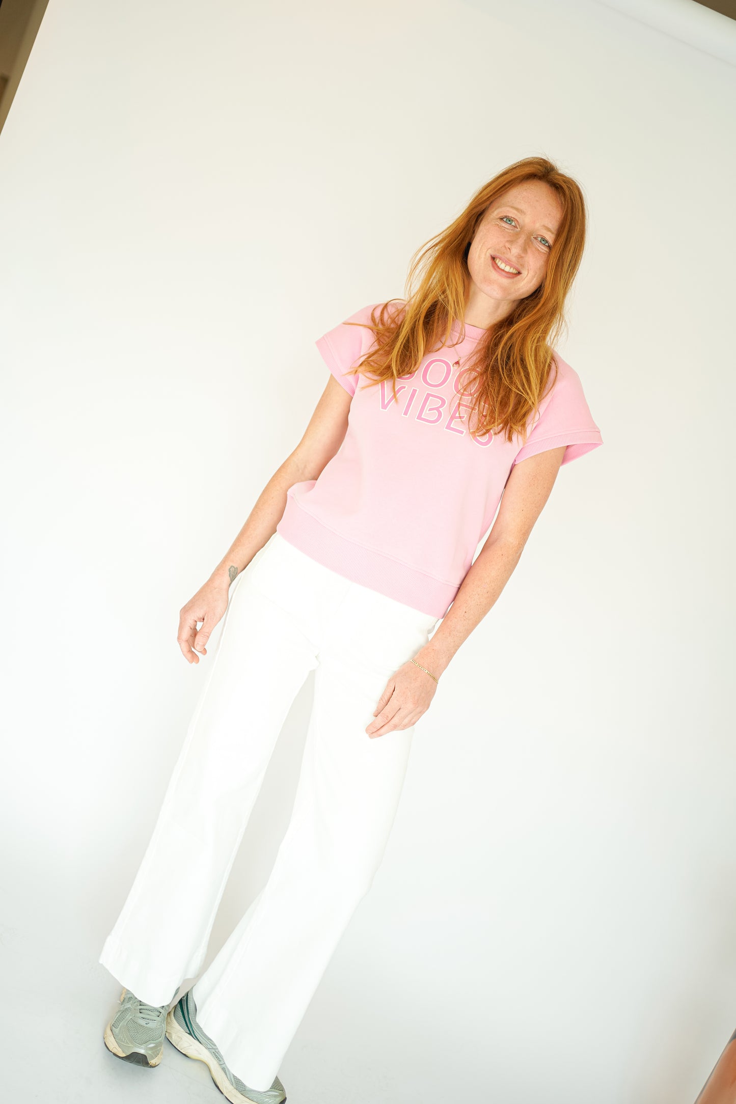 Only Juliette Sweater T-Shirt Pink