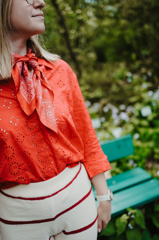 Nona Scarf Red