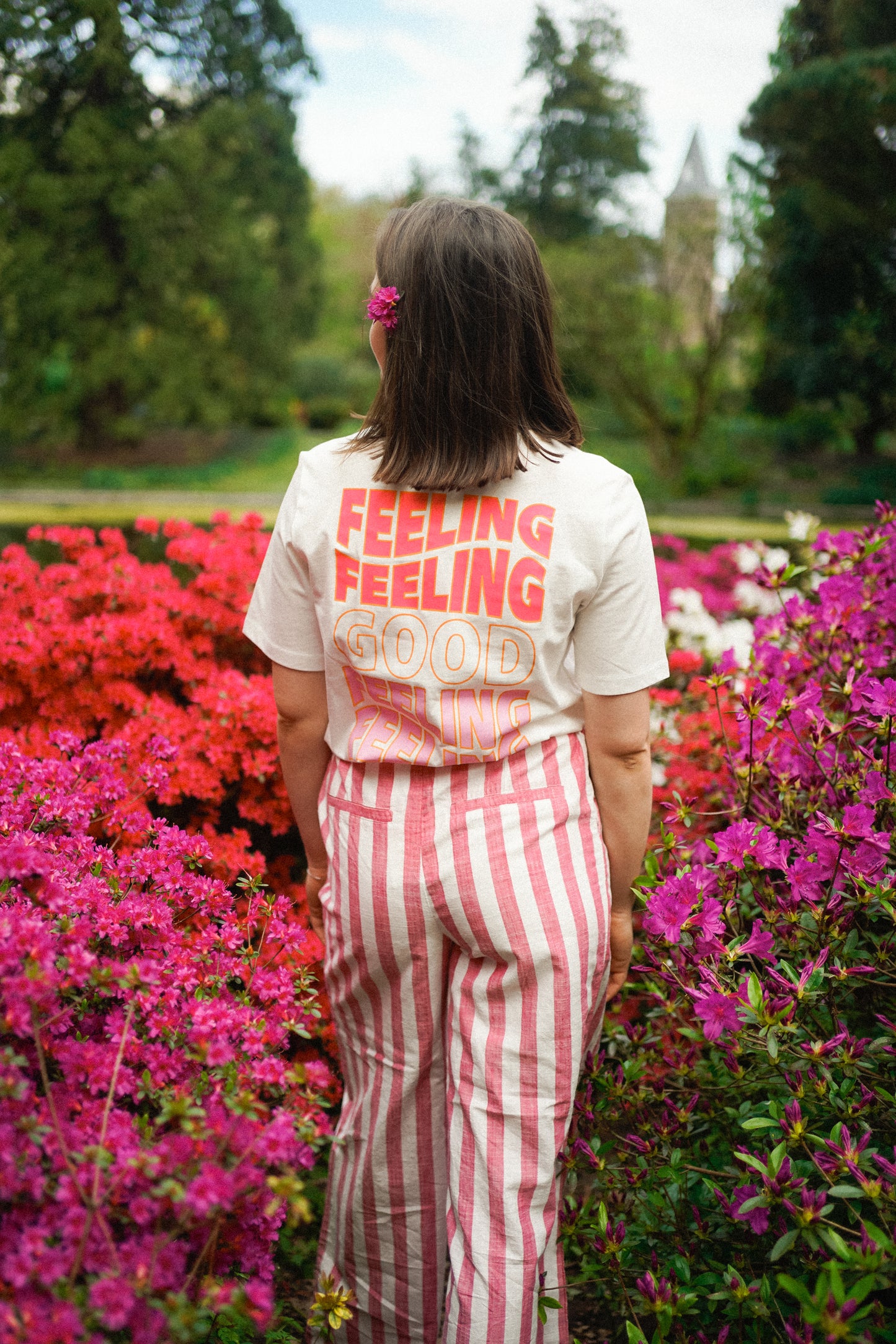 Only Mils Graphic Tee Pink
