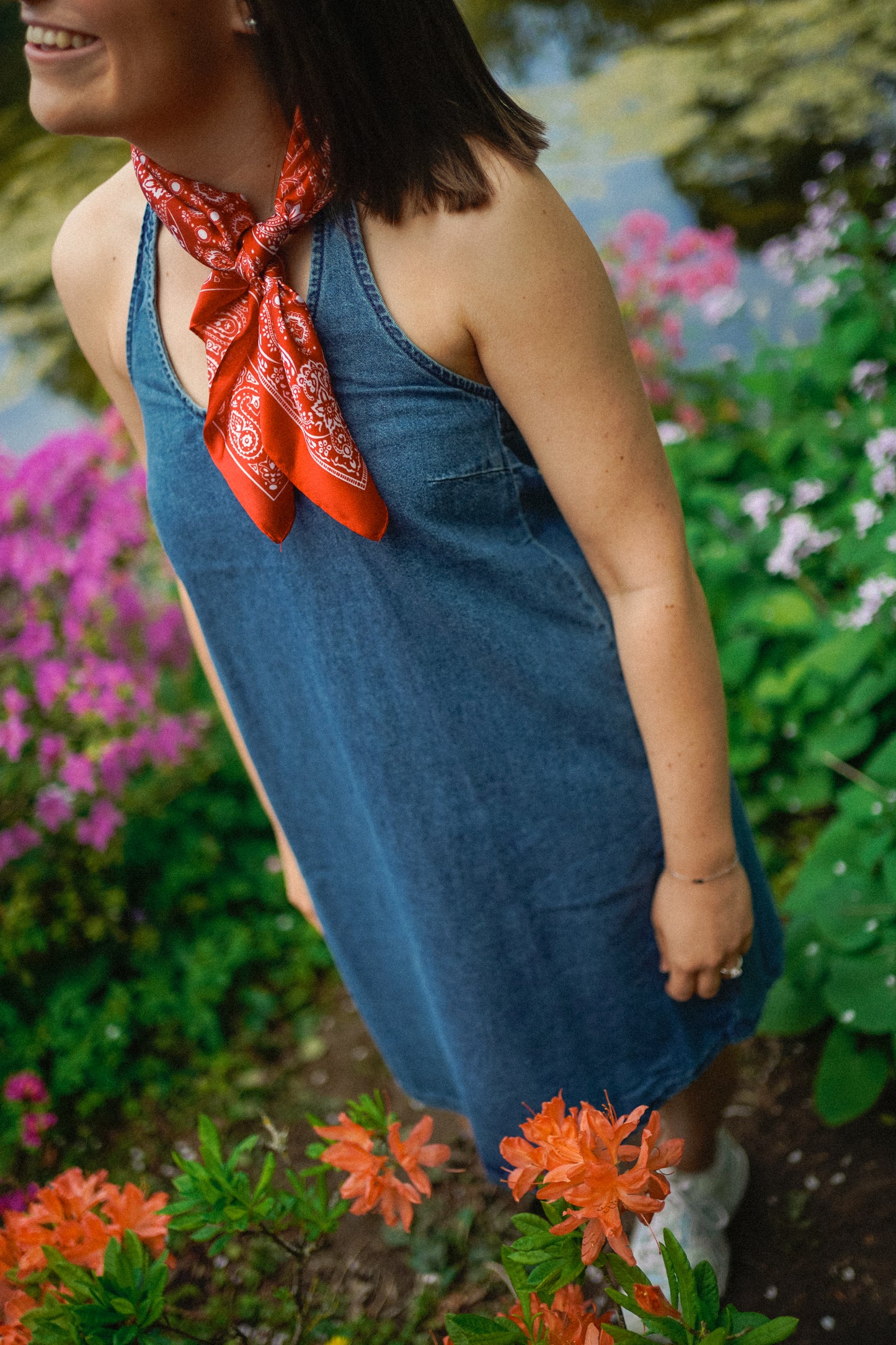 Nona Scarf Red