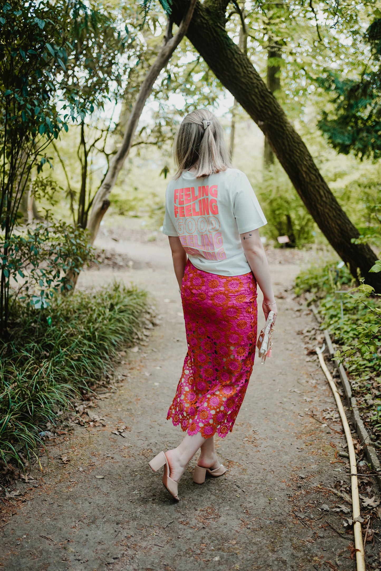 Only Mils Graphic Tee Pink