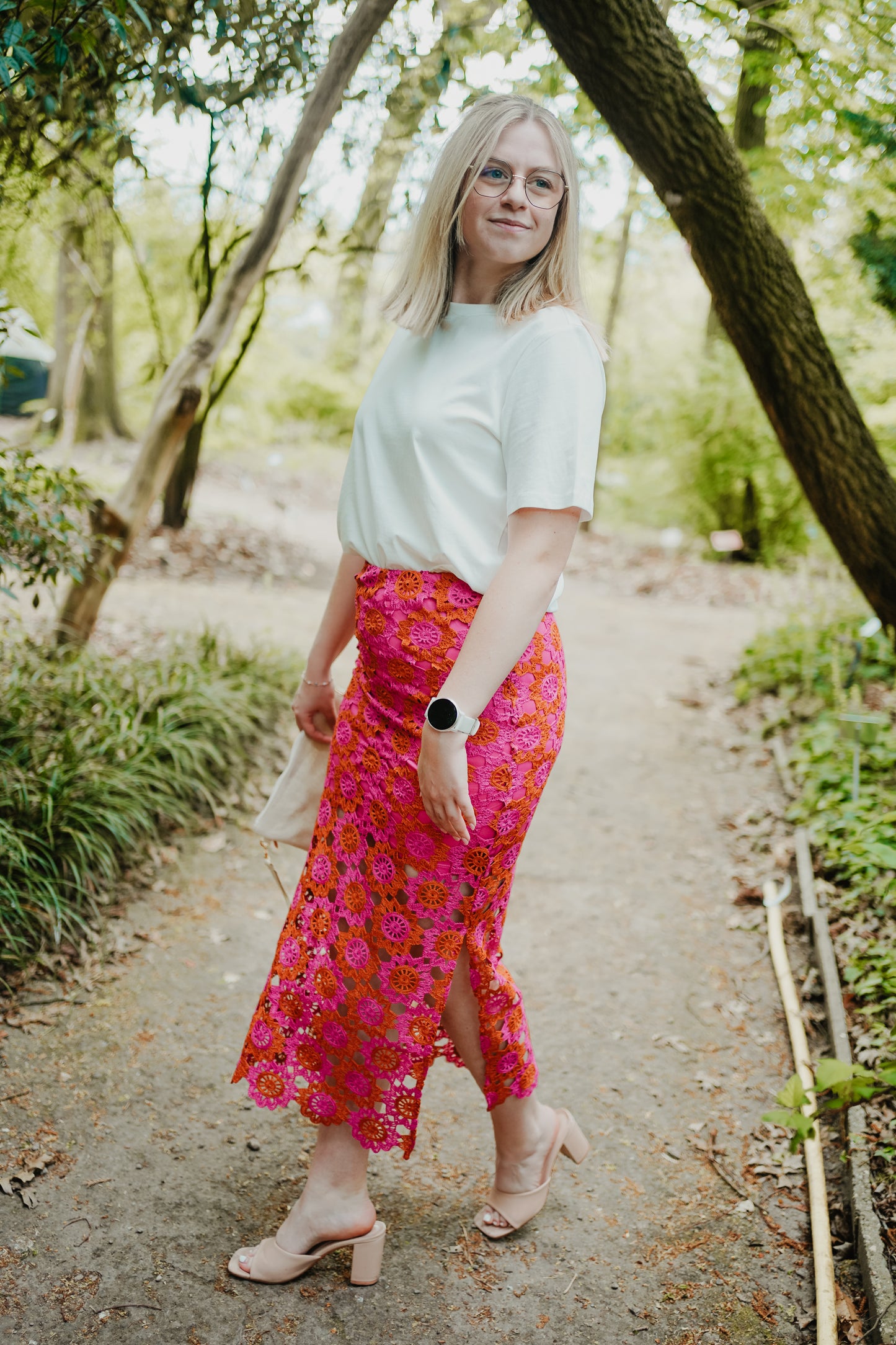 Only Yvonne Skirt Pink