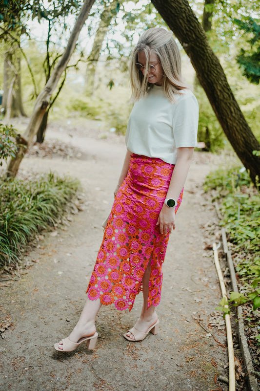 Only Yvonne Skirt Pink