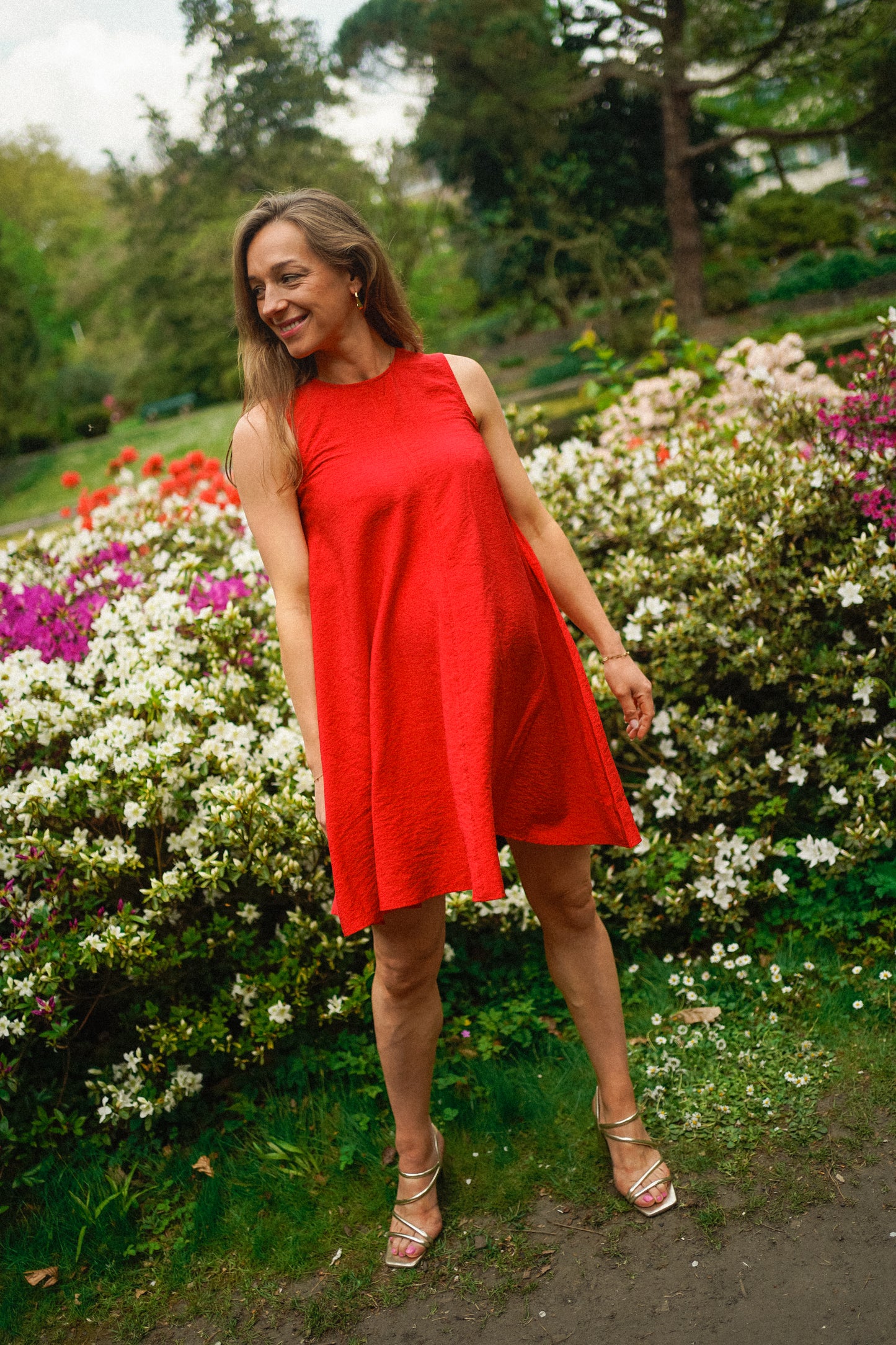 JDY Barbara Dress Red