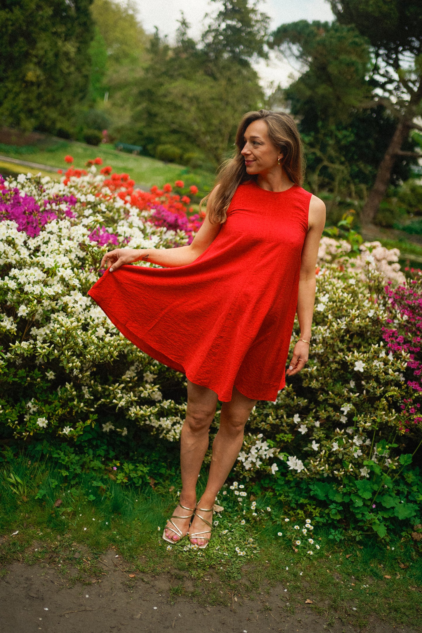 JDY Barbara Dress Red