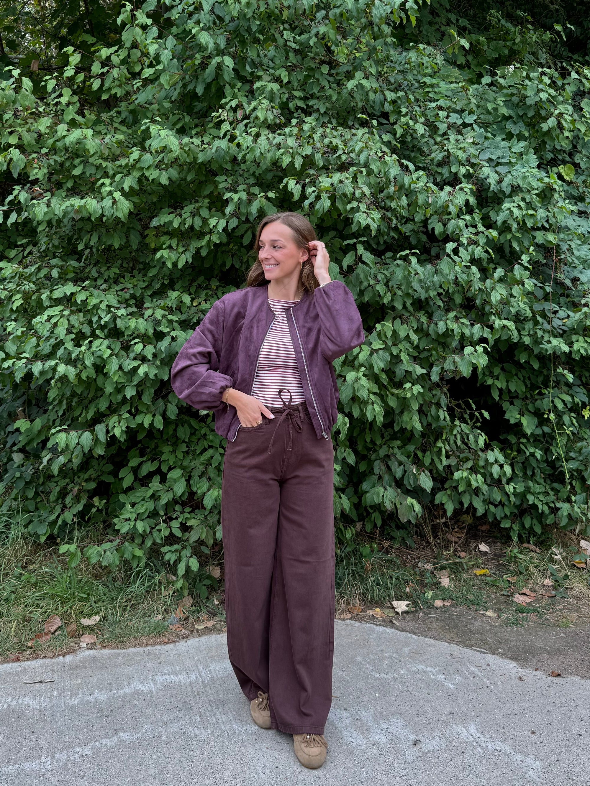 JDY Nia jacket aubergine