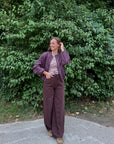 JDY Nia jacket aubergine
