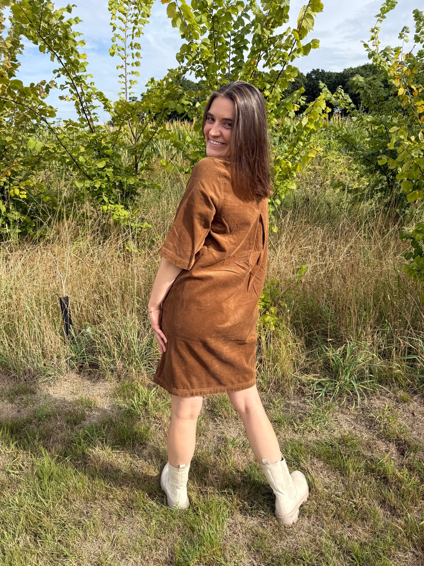 Only Gry dress brown
