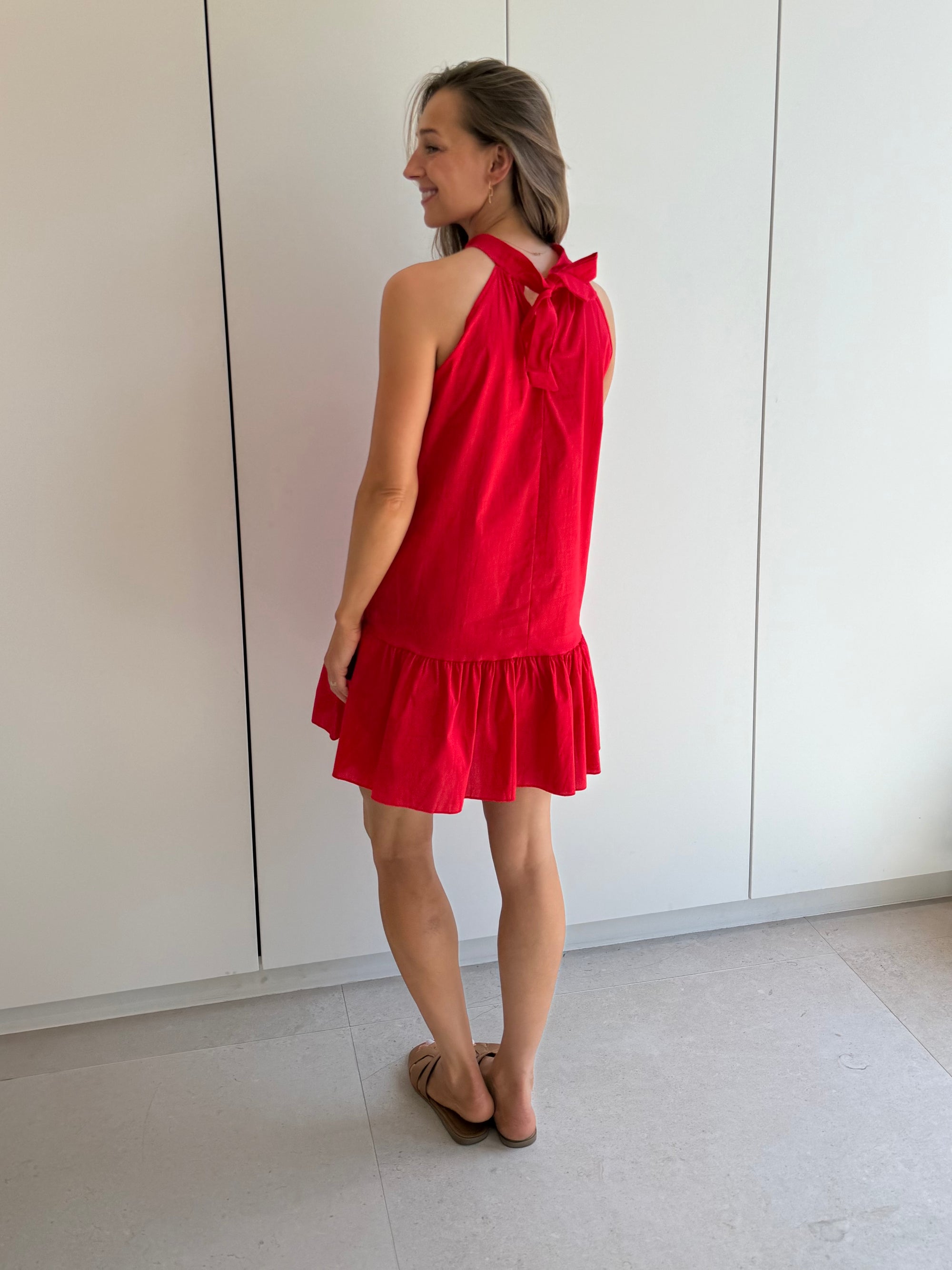 Mila dress red TU
