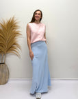 JDY Aya Maxi Skirt Blue