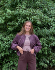 JDY Nia jacket aubergine