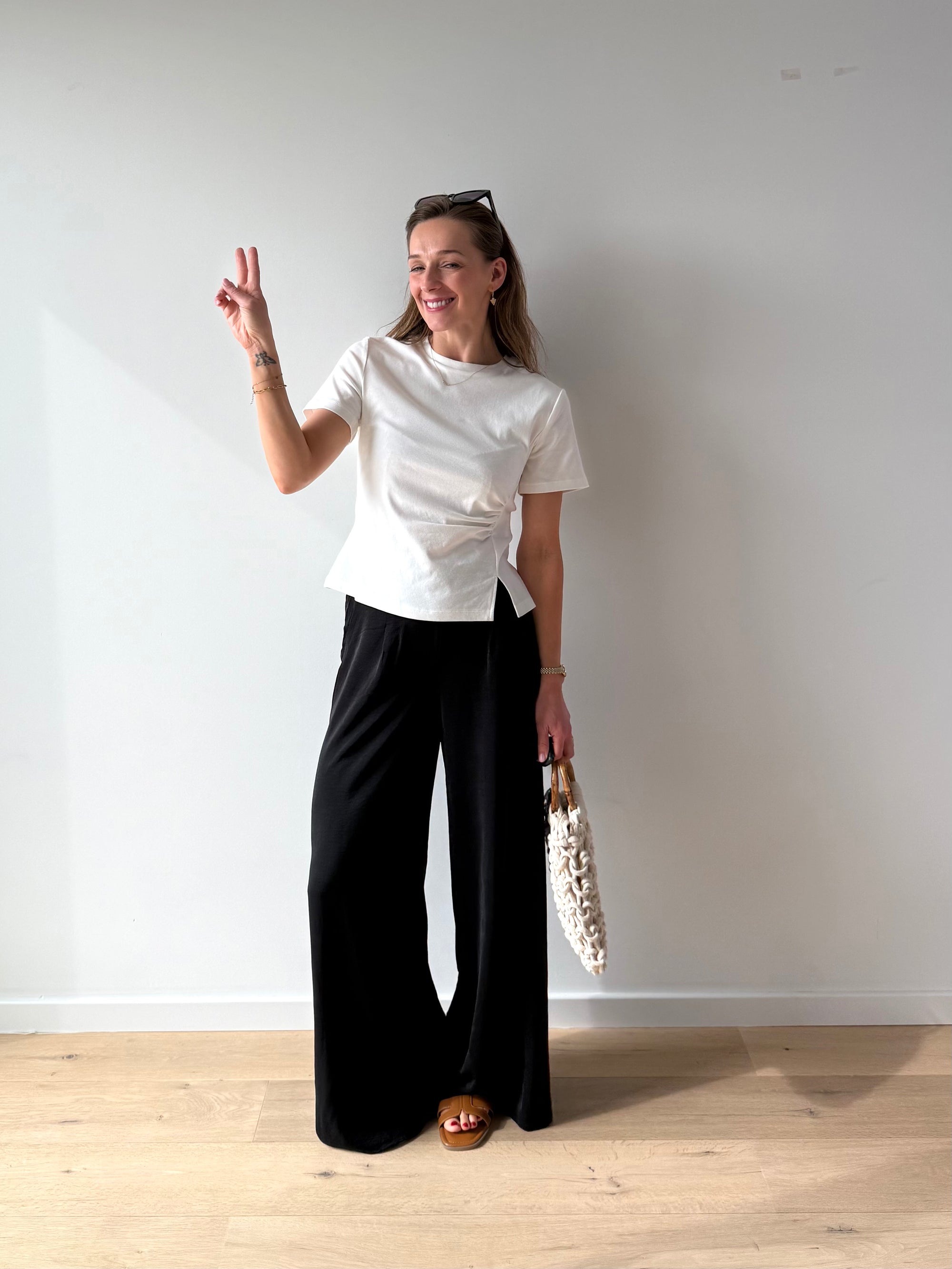 JDY Yaya pants black