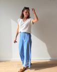 JDY Martha Button Pullover White