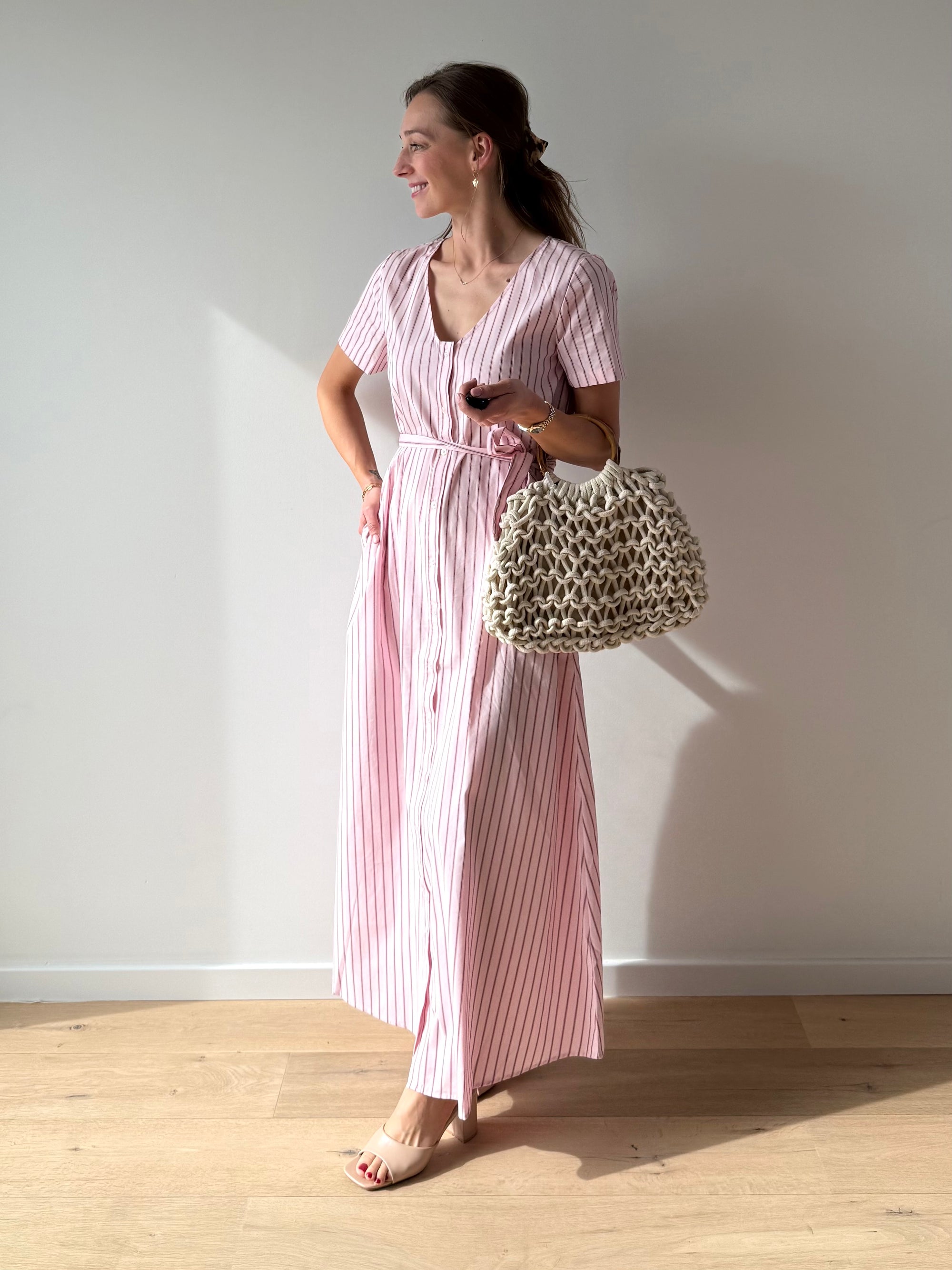 JDY Mio Maxi dress Pink