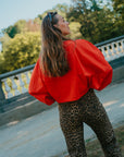 Leopard jeans