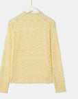 Lace longsleeve yellow