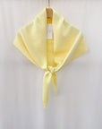 Triangle scarf ButterYellow