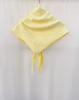 Triangle scarf ButterYellow