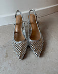 Festive pumps silver