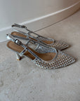 Festive pumps silver