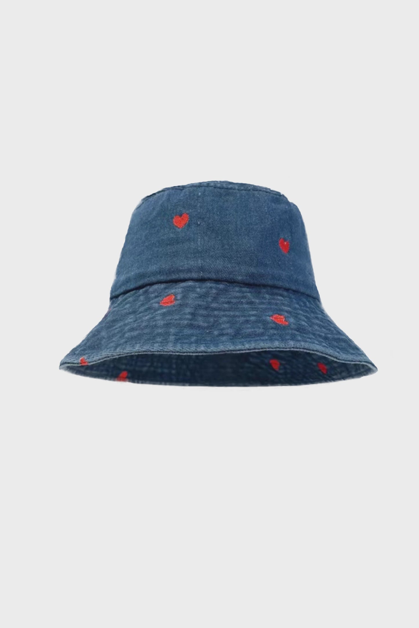 Denim Heart Hat