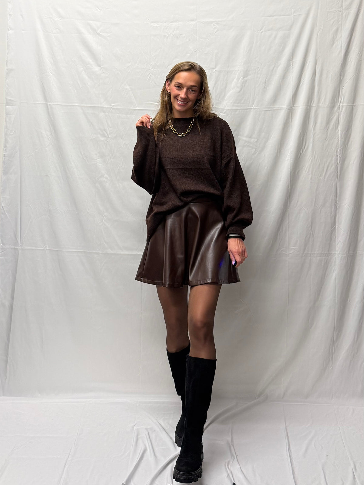 JDY Karla skirt brown