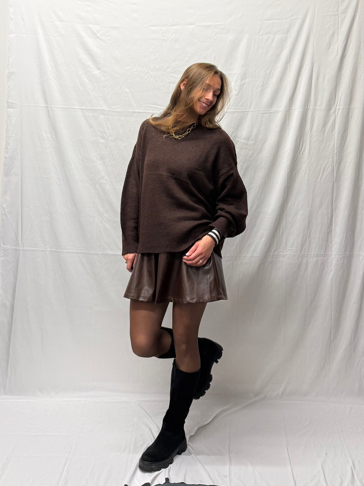 JDY Karla skirt brown