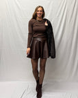 JDY Karla skirt brown
