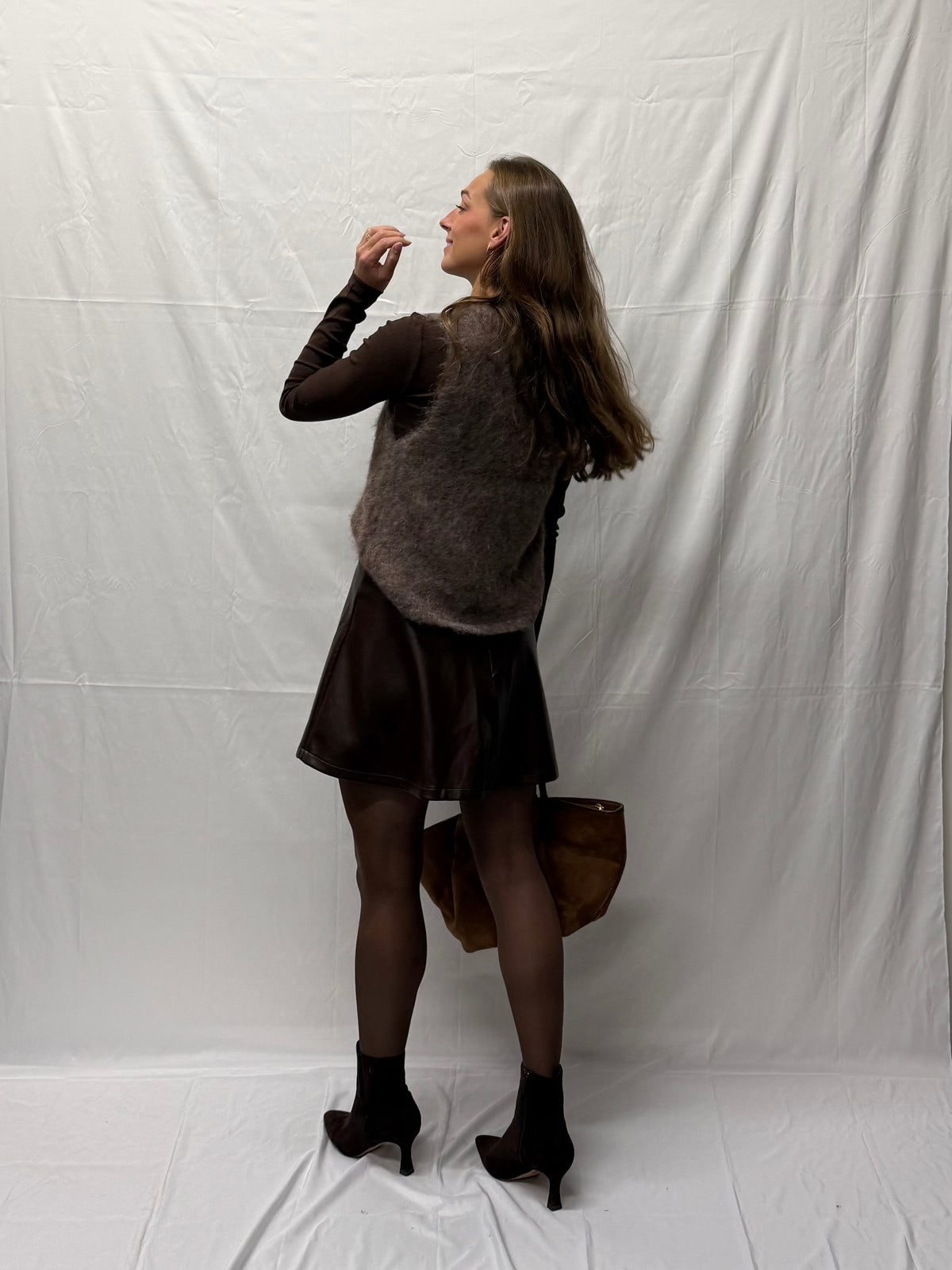 JDY Emmy vest brown