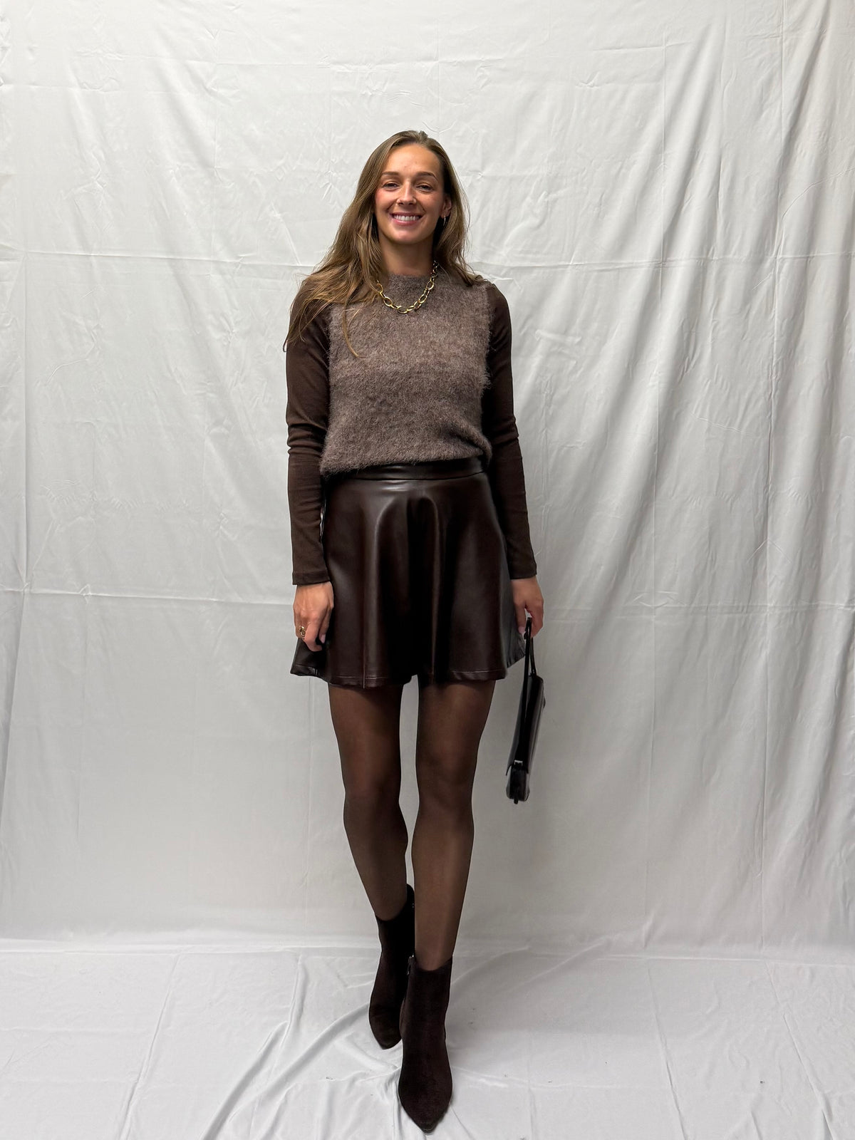 JDY Emmy vest brown