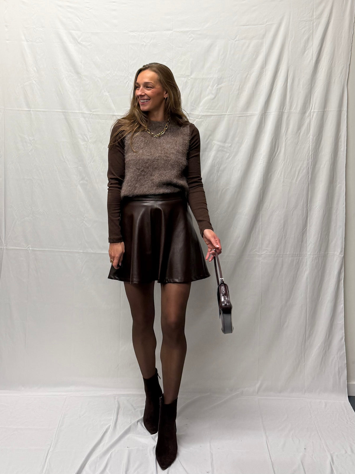 JDY Emmy vest brown